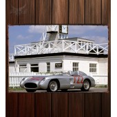 Металлическая табличка Mercedes-Benz 300SLR Mille Miglia (W196S)